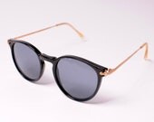 Round Black Sunglasses (Joey)