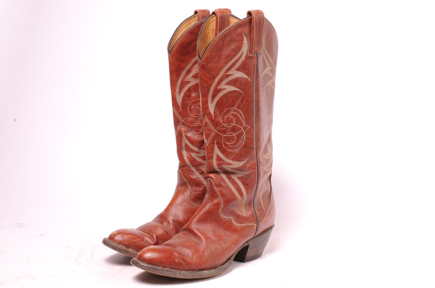 TONY LAMA Cowboy Size 8 .5 N Boots