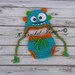 Crochet baby hat/Crochet diaper cover- Monster hat and diaper cover set/Photography prop- Choose your colors