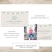 Modern Vintage Banners Business Card Template design for photography
