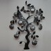 Vintage C Jere Style Tree of Life Wall Sculpture Wall Hanging 1960s 60s