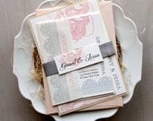 Ruffled Romance - Modern Wedding Invitations, Envelope or Boxed  - Purchase to Start the Ordering Process (As Seen on Style Me Pretty)