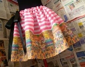 Wheres Wally, Waldo,KItsch Clothing, Womens Geek Clothes, Unusual Skirt, Wally Skirt, ROOBYS