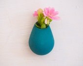 Wearable Planter Lapel Pin in Teal