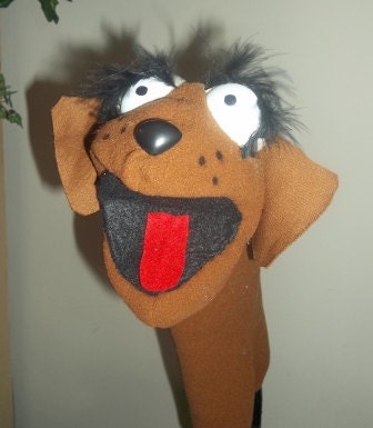 Muppet style Puppy Hand Puppet