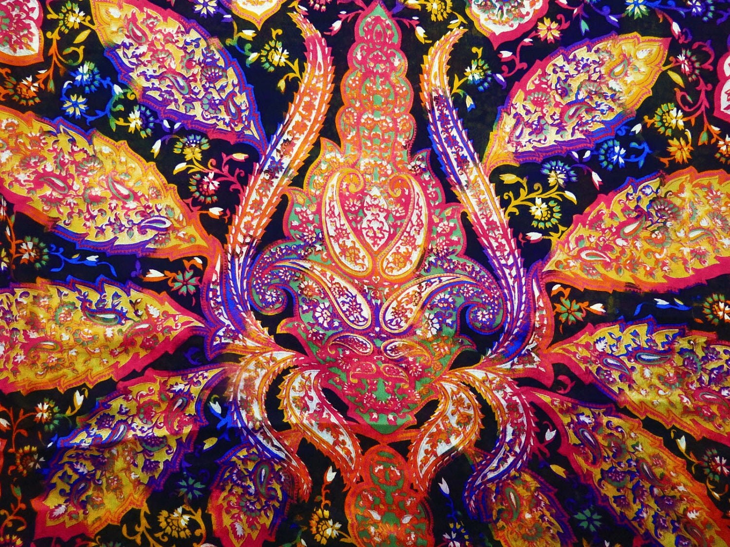 Vintage Art Silk Saree Women Wrap Fabric Indian by