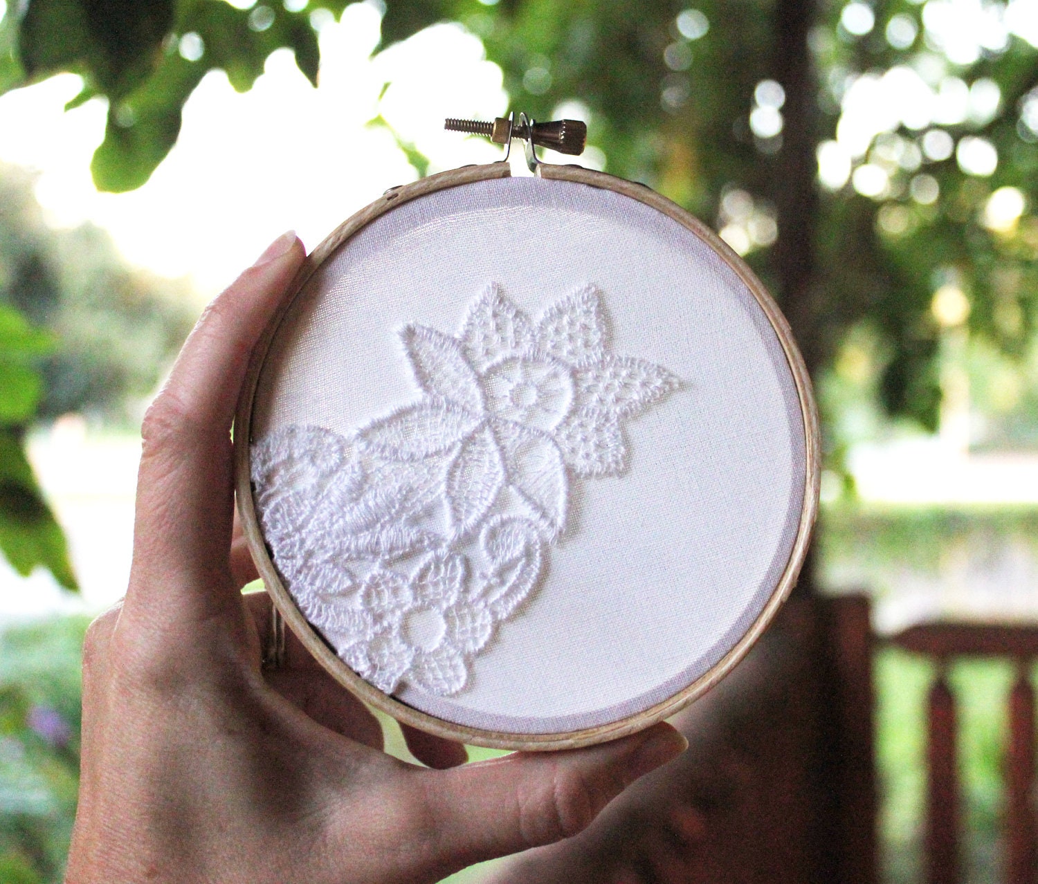Set of 3 Lacey Whites