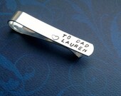 Custom Hand Stamped Money Clip/ Tie Bar