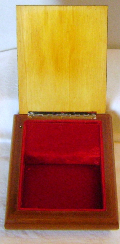 West Germany Deichert Wooden Ferrandiz Music Box