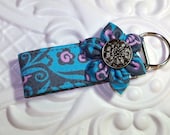 Mini Key Fob Black Gray Blue And Pink