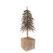 rustic tree sculpture - minimalist decor - industrial tree sculpture - recycled home decor - rustic modern - cabin decor - christmas tree