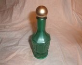 vintage avon perfume bottle green grecian