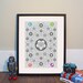 Bike Art Infographic Print (Medium) - Classification of Cyclists of Note & Notoriety (Size A3, 16.5 x 11.5")