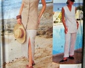 Very Easy Vogue Sport 8641 Misses Top, Skirt, and Pants Pattern, Size 8, 10, 12