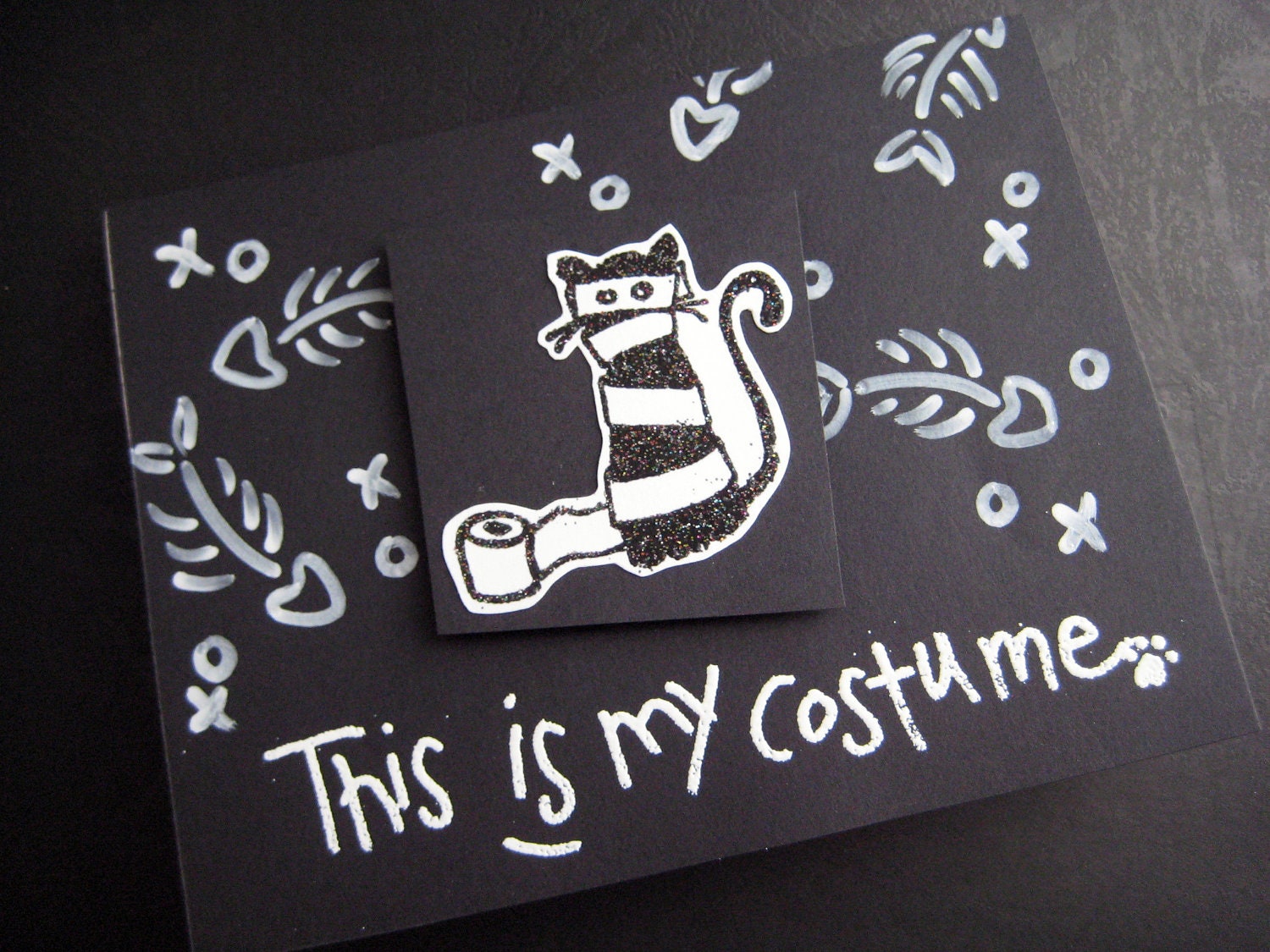 Halloween Spooky Kitty Card