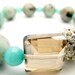 Stretch Beaded Bracelet, Swarovski Crystal Bracelet, Rhinestone Bracelet,  Amazonite, Jasper Bracelet, Stone Bracelet