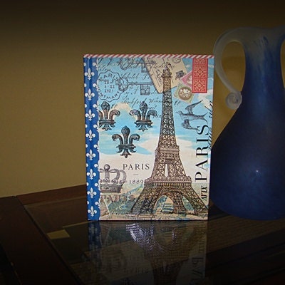 Nexus 7, Kindle Fire 7"(not HD), Kindle Touch, 4 & K Paperwhite "Paris" Upcycled RooKCasE  NEW
