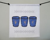 Prayer Flag, Votive candles lit for intentions