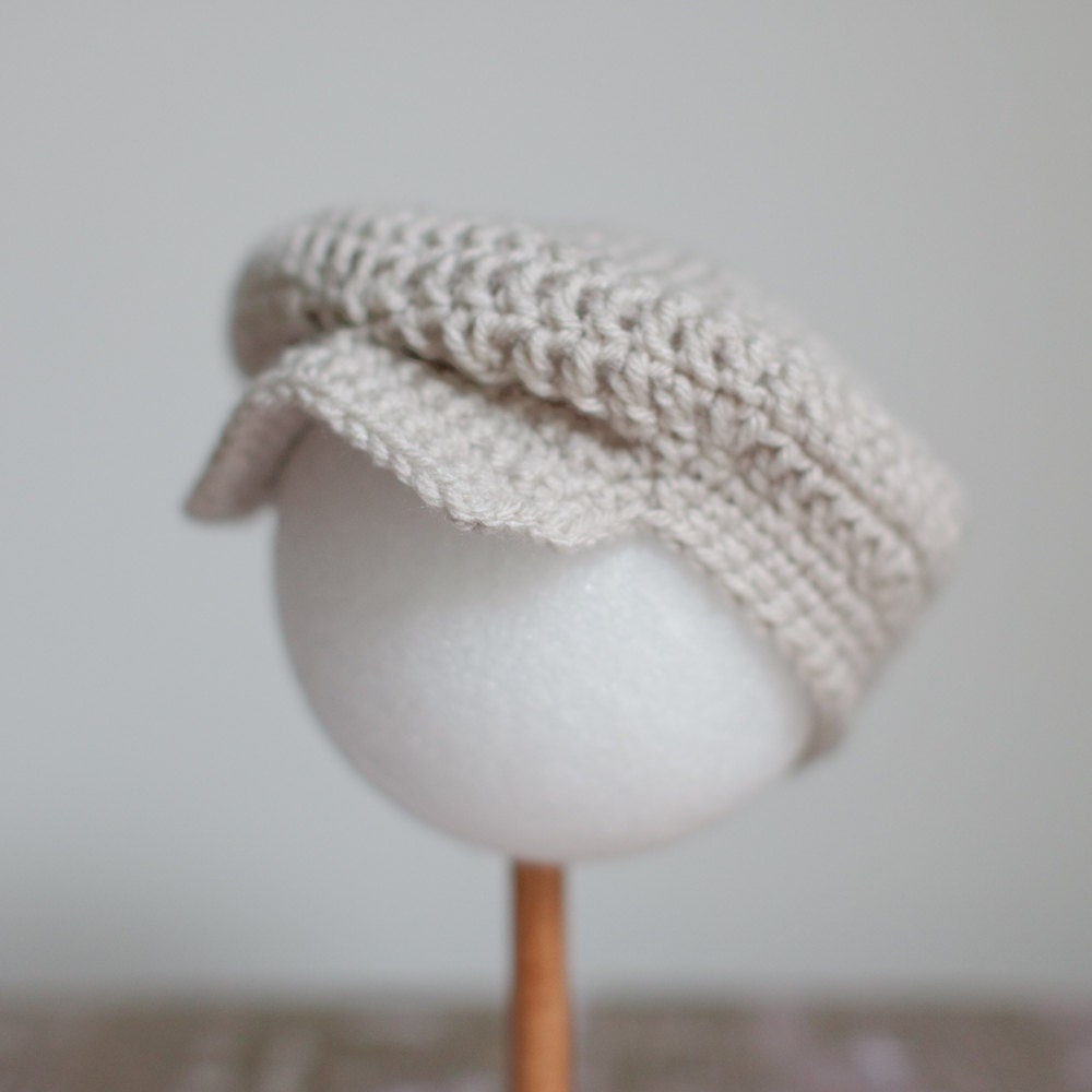 Newsboy Cap - Mushroom