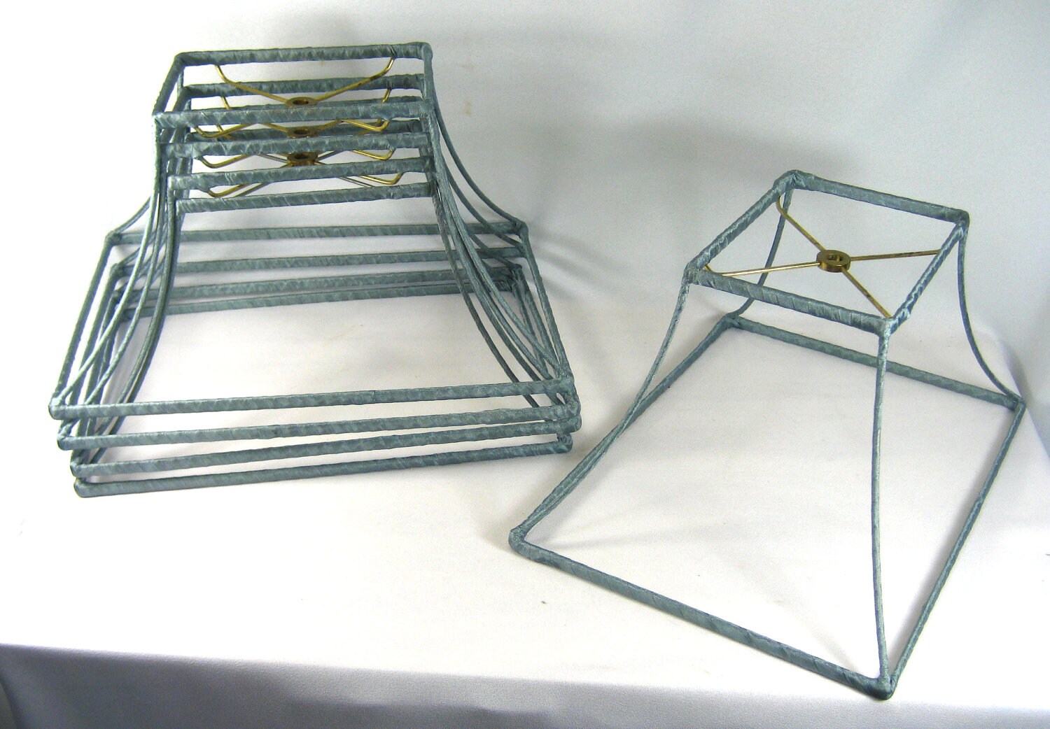 Lamp Shade Wire Frame Modern Medium Size for Table by JudisLamps