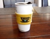 Linen Coffee Cup Sleeve