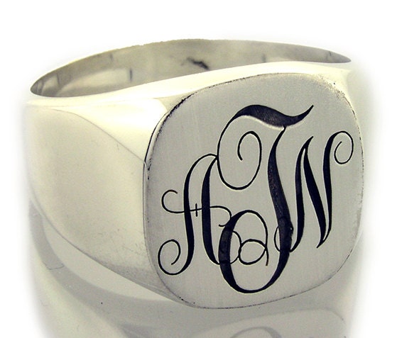 Monogram Signet  Ring