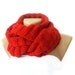 Infinity Scarf, women knitted scarves, Red, Circle Scarf, Neck Warmer red Crochet Infinity scarf, for her