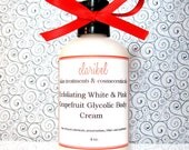 Exfoliating White & Pink Grapefruit Glycolic Body Cream -Glycolic Acid, Shea Butter, Calendula Extract, White Grapefruit Essential Oil