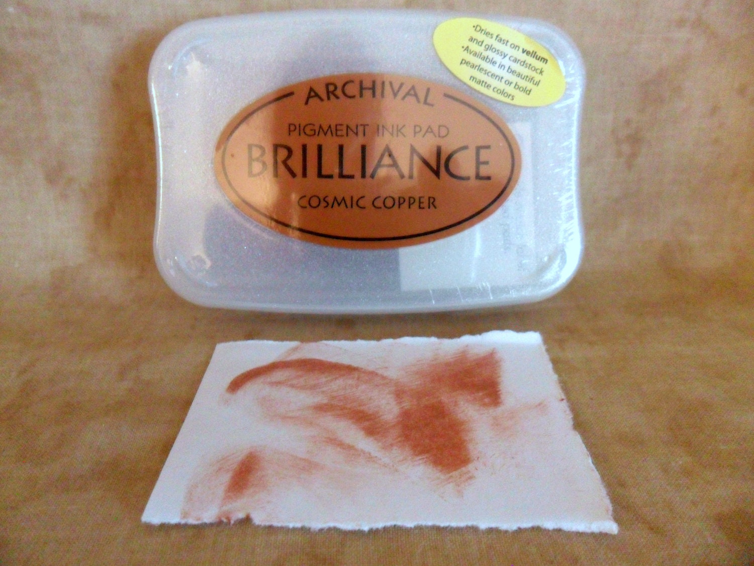 Brilliance Cosmic Copper Pigment Ink Stamp Pad by Tsukineko-SALE