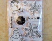 Winter Wishes Rubber Cling Stamps by Fiskars-SALE