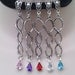 CHOOSE A COLOUR Gem Twirly Drop Charm Bead BLACK 16mm Velvet Ribbon Choker Necklace - r... or choose another colour velvet :)