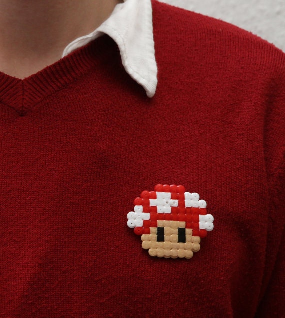 Boo the ghost from Mario hama bead accessory, decoration, gift - GEEK CHIC COOL
