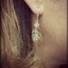 Gold Teardrop Earrings Swarovski Crystal Golden Shadow Teardrop Dangle Earrings Hypoallergenic Yellow Gold Bridesmaid Gift Wedding Jewelry