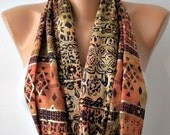 Infinity Scarf Shawl Circle Scarf Loop Scarf  Gift -fatwoman