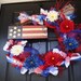 Red, White & Blue, 24"  Americana Grapevine Wreath
