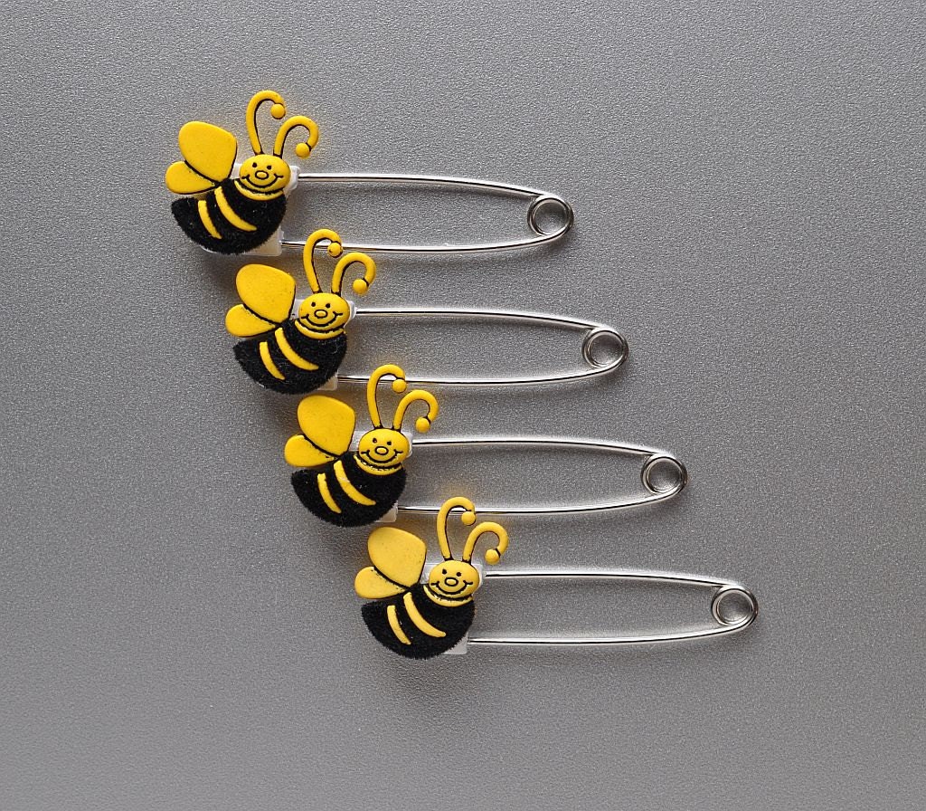 Diaper Pins - Bumble Bee