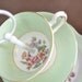 Cake Stand 3 tier Light Green and Pink for Weddings, Baby Shower, Jewelry Display, Tea Parties, FREE shipping