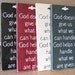 God Helps Us Handle What We Are Given Wood Primitive Sign Christian Wall Hanging