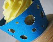 Bubble Cupcake Wrappers In Your Choice of Color Qty 12 By Your Little Cupcake