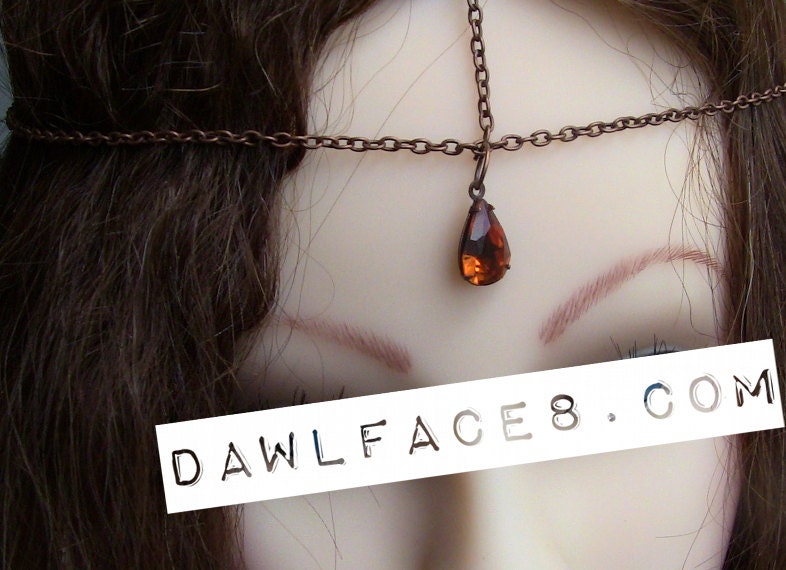 Copper Bohemian Headchains- Pick Your Charm