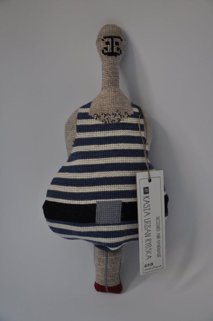 Strong Man / Handmade, needlepoint