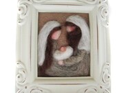 Nativity - Christmas Nativity - Felted Nativity - Nativity Fiber Art