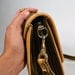 Vintage 80s Fendi Style Hardcase Satchel Stripe Purse