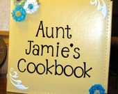 Custom Cookbook, Recipe Holder, Recipe Cookbook, Recipe Book