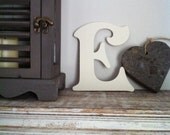 Handpainted Wooden Wall Letter - 'E' - Victorian - 8"