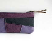 Wool Felt Coin Purse // Patchwork // LoftFullOfGoodies