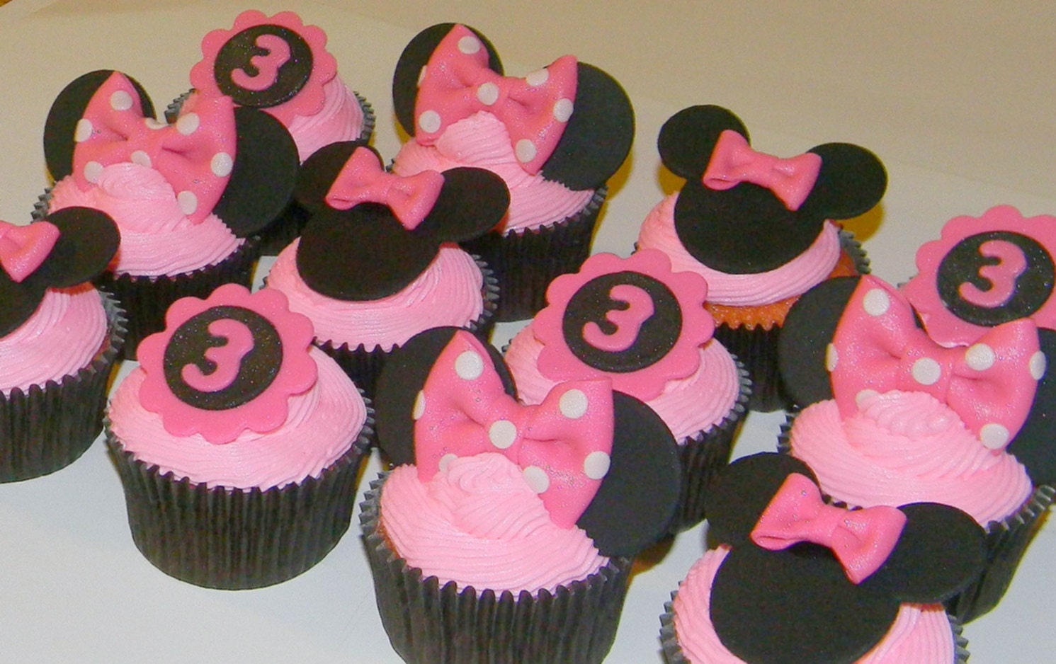 minnie mouse fondant