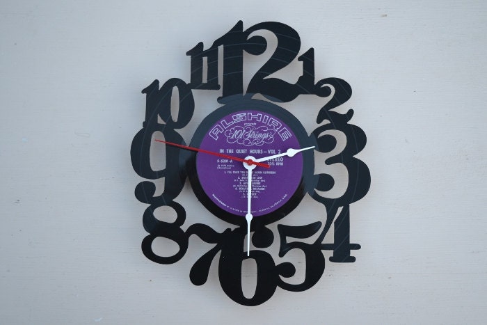 Vinyl Record Album Wall Clock (artist is 101 Strings)