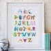 Alphabet Animal Print A3 42x30cm