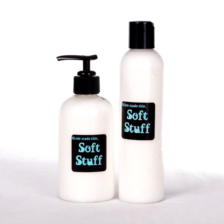 Soft Stuff - Natural All-Over Lotion 8 Ounce Squeeze Bottle - Handcrafted Fresh To Order Just For You